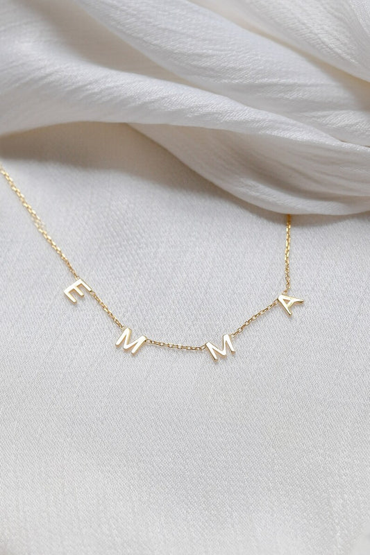 Personalized Initials Name Necklace #0037