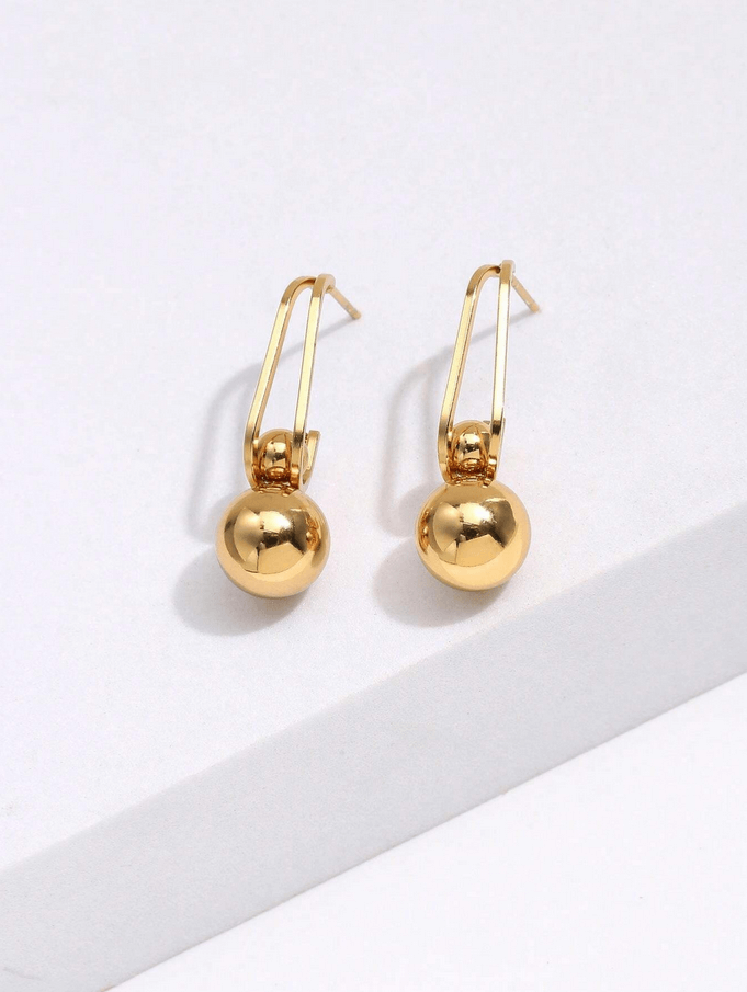 Elle Geo Earrings in 18k PVD Gold Plated