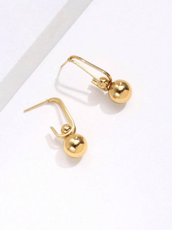 Elle Geo Earrings in 18k PVD Gold Plated