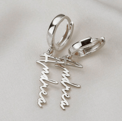 Personalized Drop Name Earrings #0013