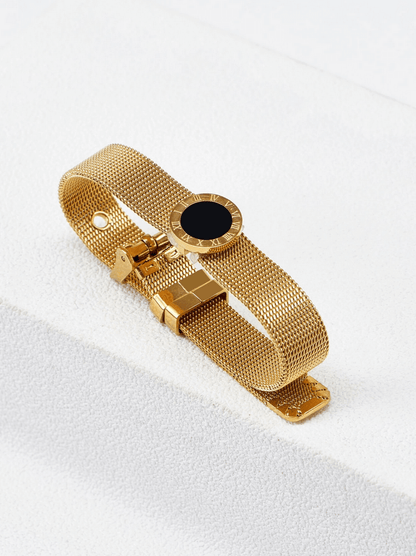 Elle Black Onix Premium Bracelet in 18k Gold Vermeil