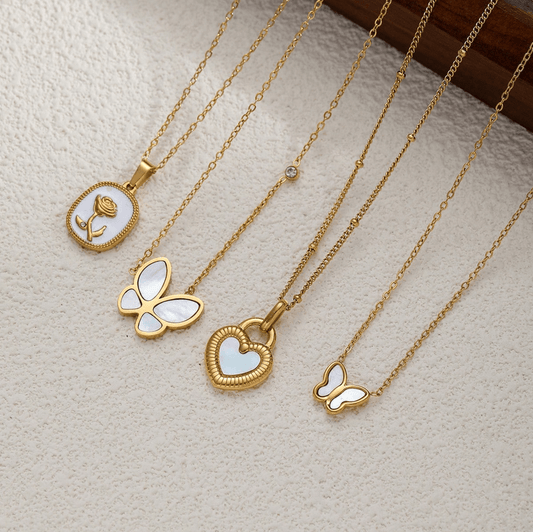 Elle Premium Dainty Necklace in 18k Gold Vermeil