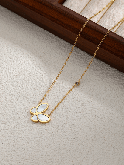 Elle Premium Dainty Necklace in 18k Gold Vermeil
