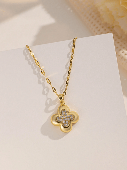Elle CZ Timeless Necklace in 18k Gold Vermeil