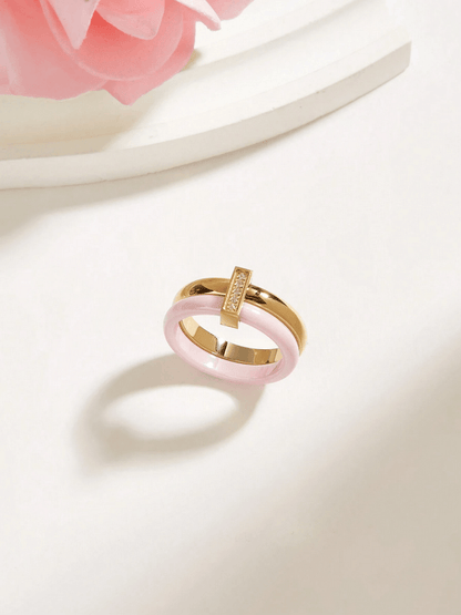 Elle CZ Chic Ring in 18k Gold Vermeil