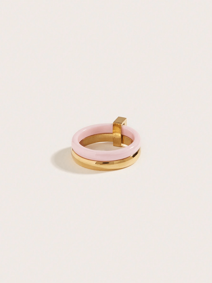 Elle CZ Chic Ring in 18k Gold Vermeil
