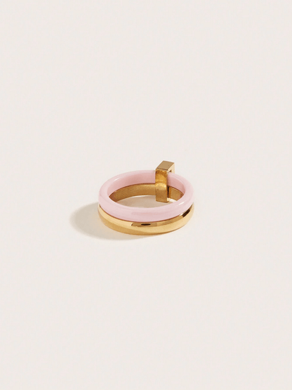 Elle CZ Chic Ring in 18k Gold Vermeil