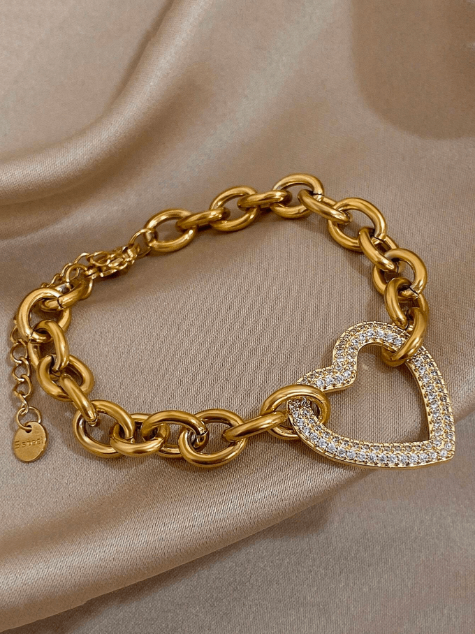 Elle Premium CZ Bracelet in 18k Gold Vermeil