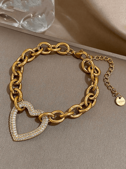 Elle Premium CZ Bracelet in 18k Gold Vermeil