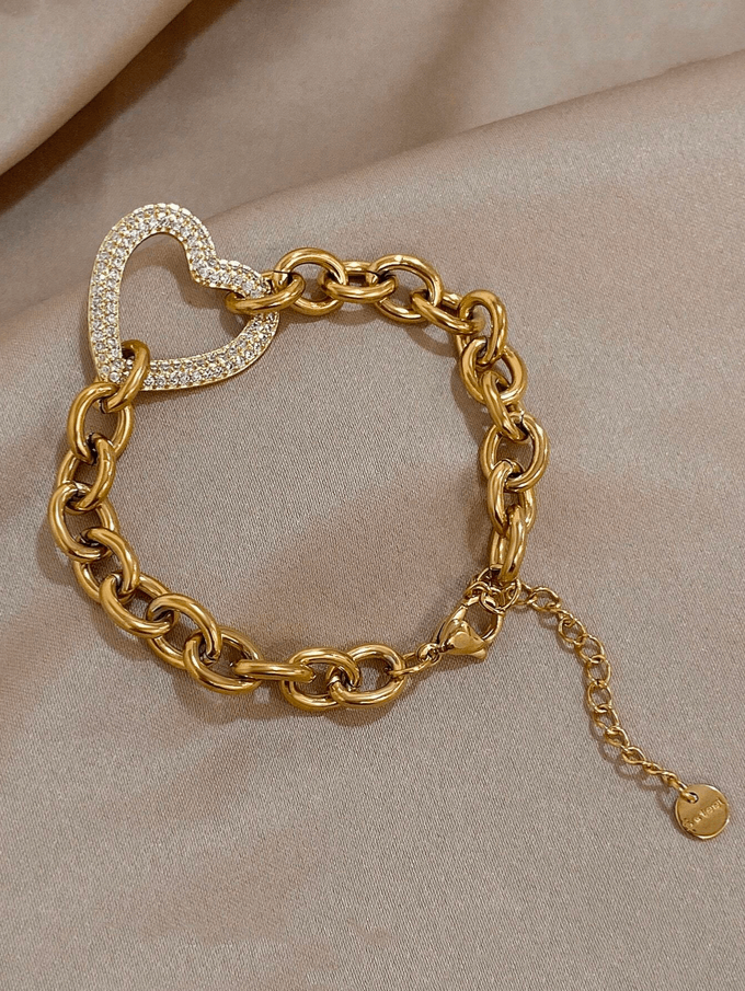 Elle Premium CZ Bracelet in 18k Gold Vermeil
