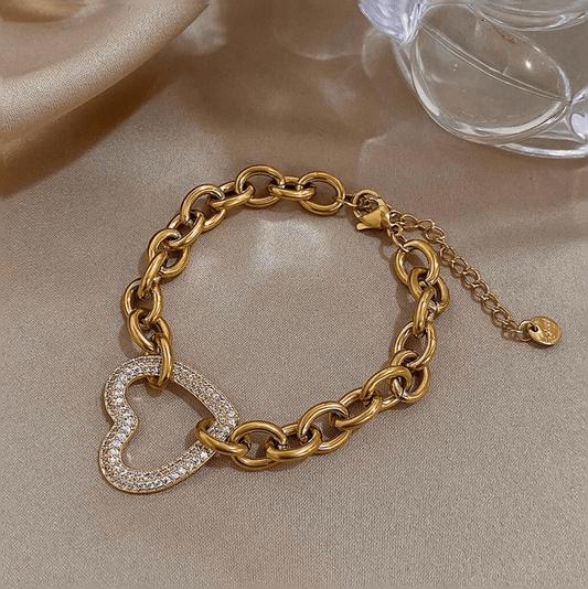 Elle Premium CZ Bracelet in 18k Gold Vermeil