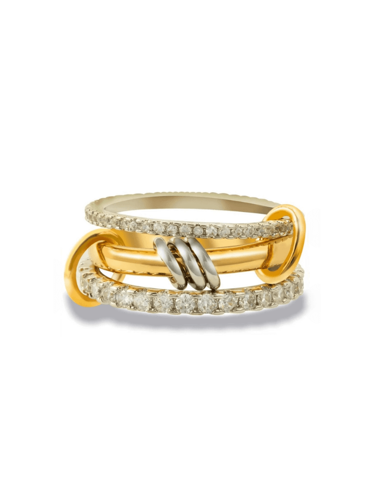 Elle Ring Set in 18k Gold Vermeil