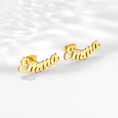 Personalized Name Earrings #008