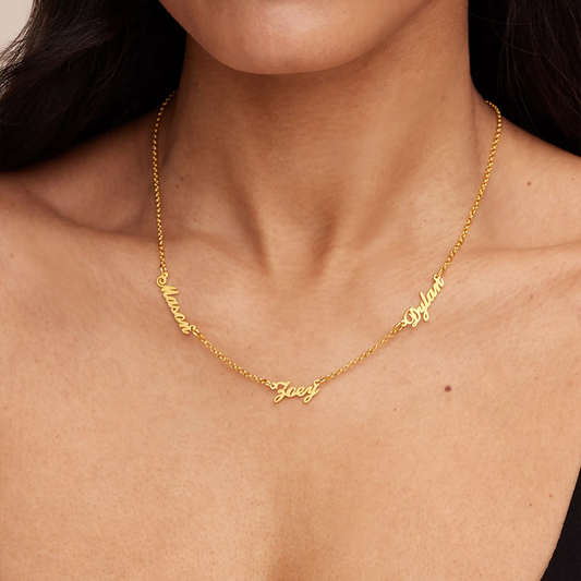 Personalized Cursive Name Necklace #0040