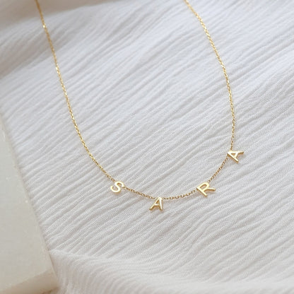 Personalized Initials Name Necklace #0037