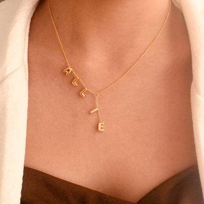 Personalized Initials Name Necklace #0038