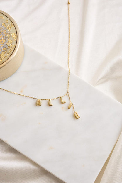 Personalized Initials Name Necklace #0038