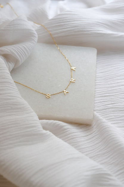 Personalized Initials Name Necklace #0037