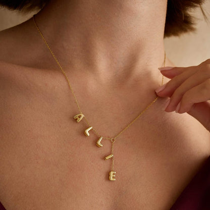 Personalized Initials Name Necklace #0038